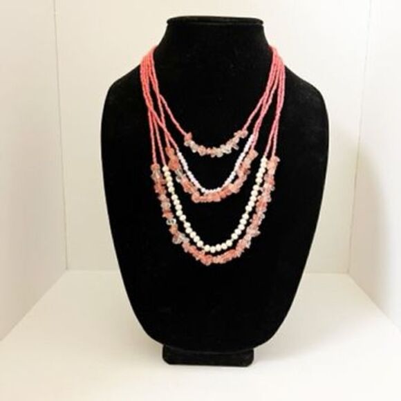 Boho Multi Layered Necklace - Picture 1 of 10